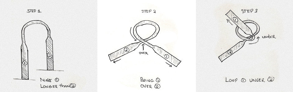 Tying a Batwing Bow Tie (or any other bow tie)